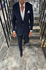 Costum Premium Midnight Navy